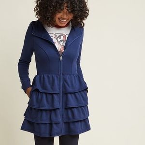ModCloth tiered skirt hoodie